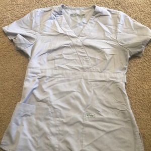 Greys anatomy scrubs light grey XS